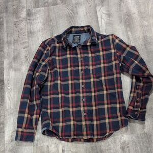 Grayers Heritage Flannels Men's Plaid Button Up Shirt Size Small